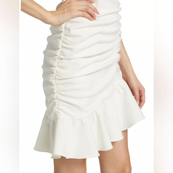 Cinq  a Sept Lilith Ruched Minidress size 10 - Picture 5 of 12